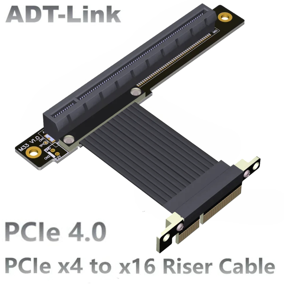Gpu Vertical Mount - Câble adaptateur PCI-E 4.0 X4 vers