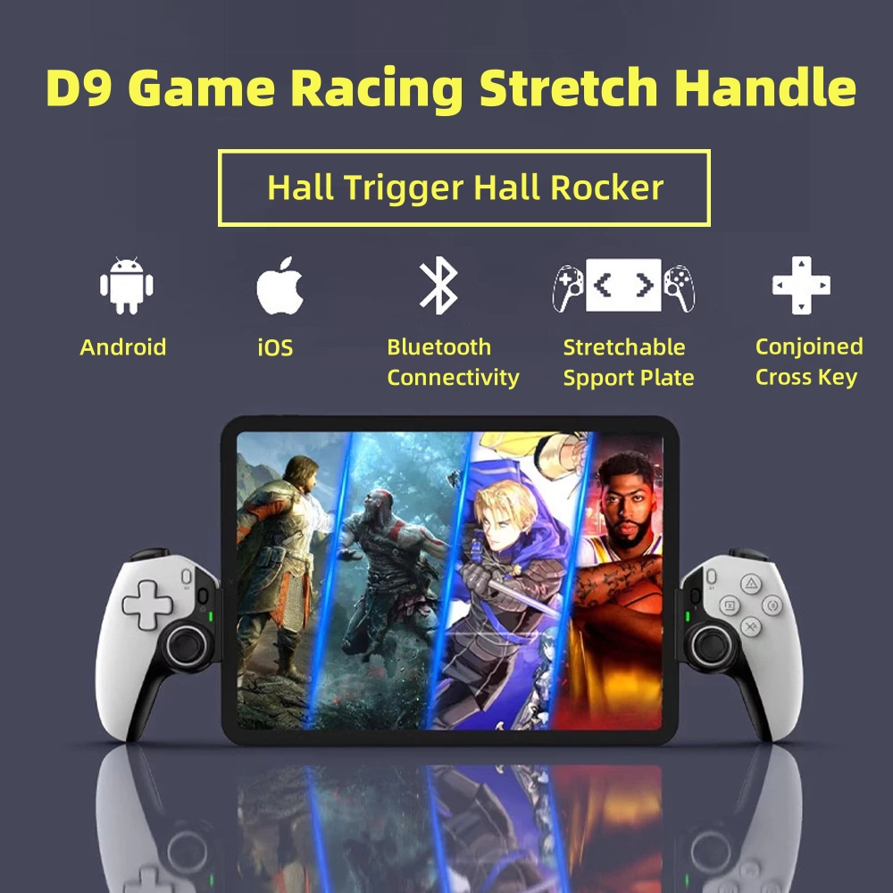 Joystick Pc Gaming - D9 tablette contrôleur poignée sans fil