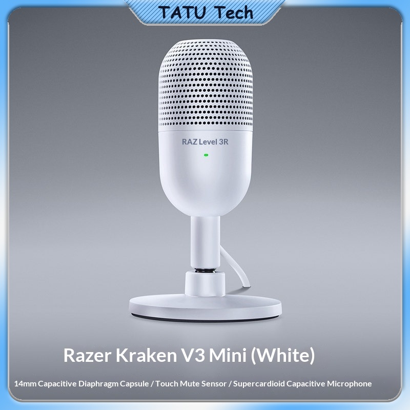 Pc Gaming Compact - Microphone à condensateur USB Razer Seiren