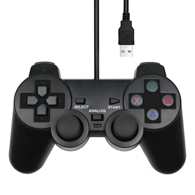 Joystick Pc Gaming - Manette de jeu filaire USB pour