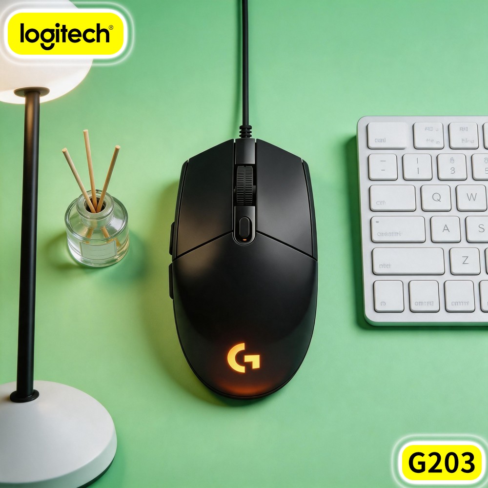 Logitech Mouse G203 - Souris de jeu filaire Logitech G203,