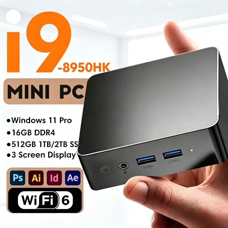 Pc Gaming Compact - Mini PC Intel Core i9 8950HK,