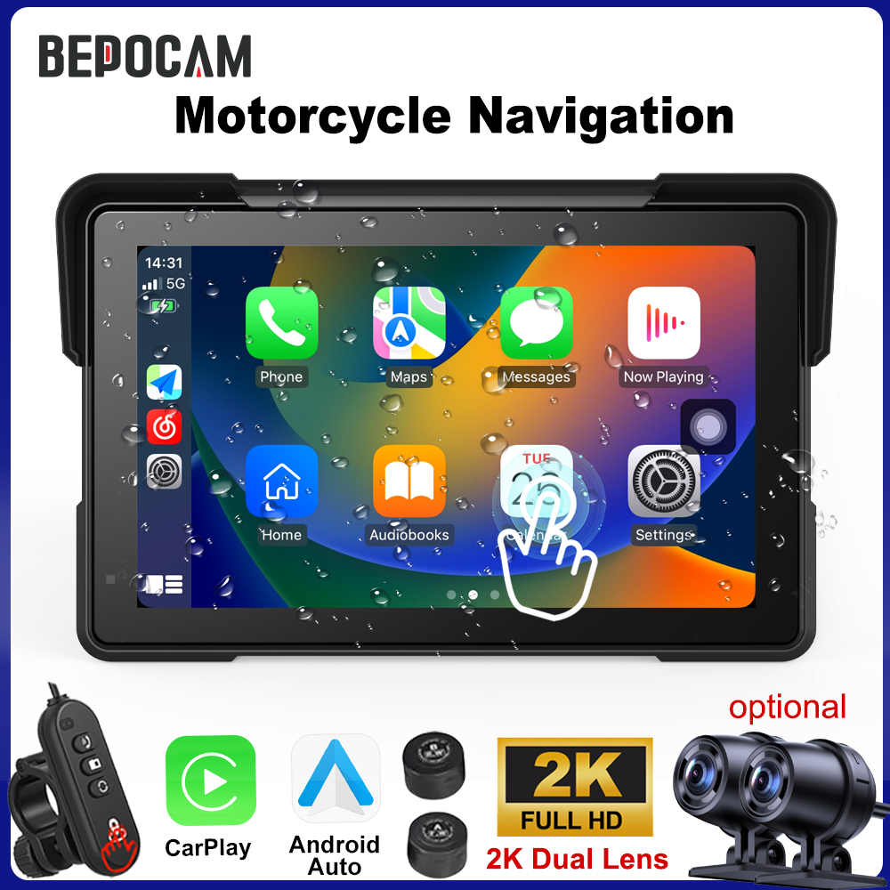 Pc Gaming Vr - BEPOCAM 5/7'' Carplay Moto DVR Navigation