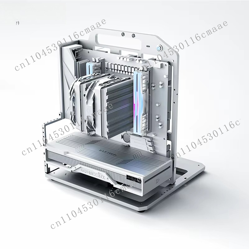 Pc Gaming Rtx 4060 - Boîtier PC ouvert de type mid-tower