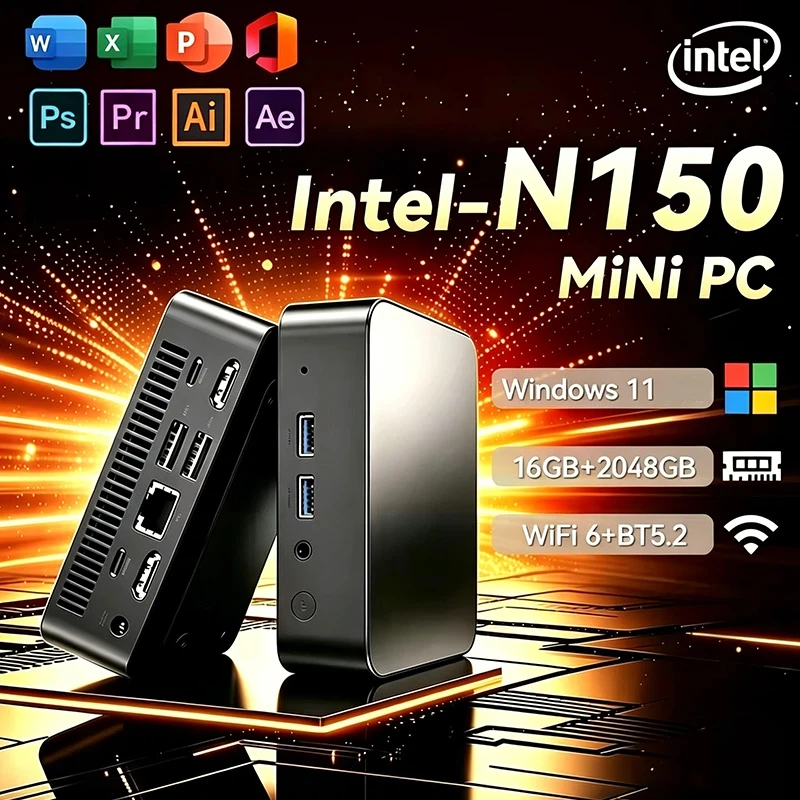Pc Gaming Compact - NOUVEAU Mini PC Windows 11 Intel