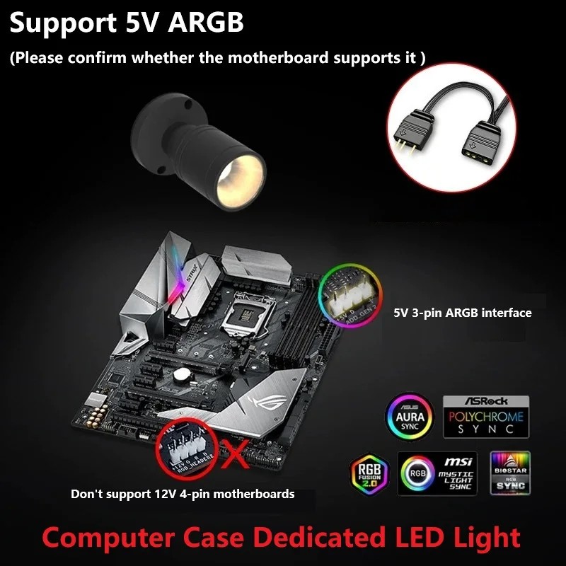 QITU 1W 3W ARGB 5V 3Pin Header - Pc Gaming Compact avis et prix