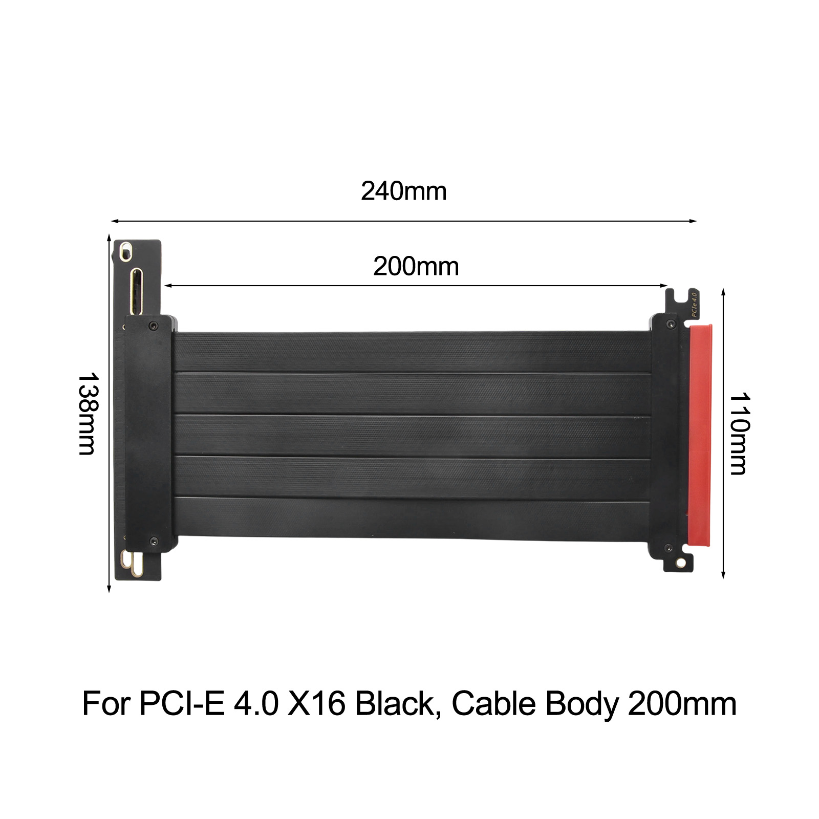 Câble Riser PCIe 4.0 X16 blind - Gpu Vertical Mount avis et prix