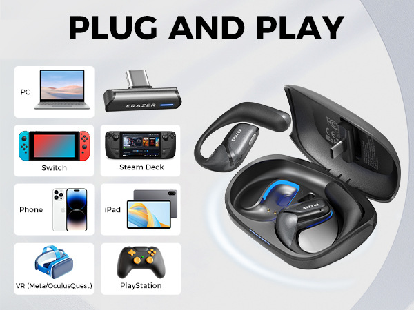 ERAZER XF29 – écouteurs Blueto - Pc Gaming Vr avis et prix