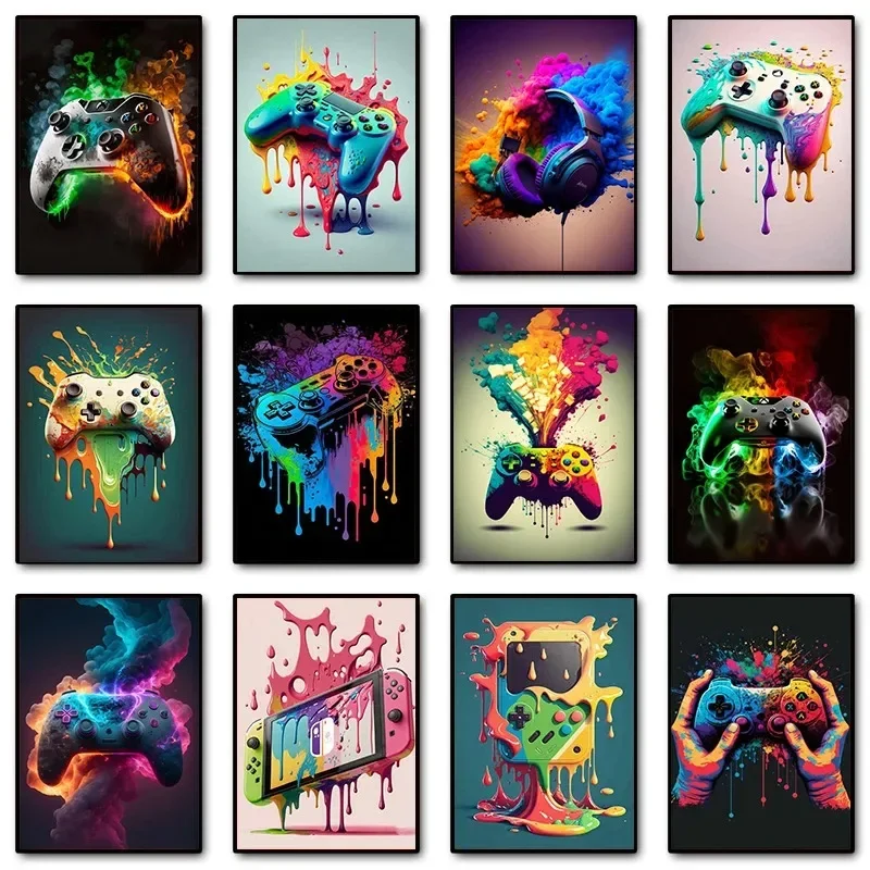 Affiches murales colorées Pop  - Gaming Controller avis et prix