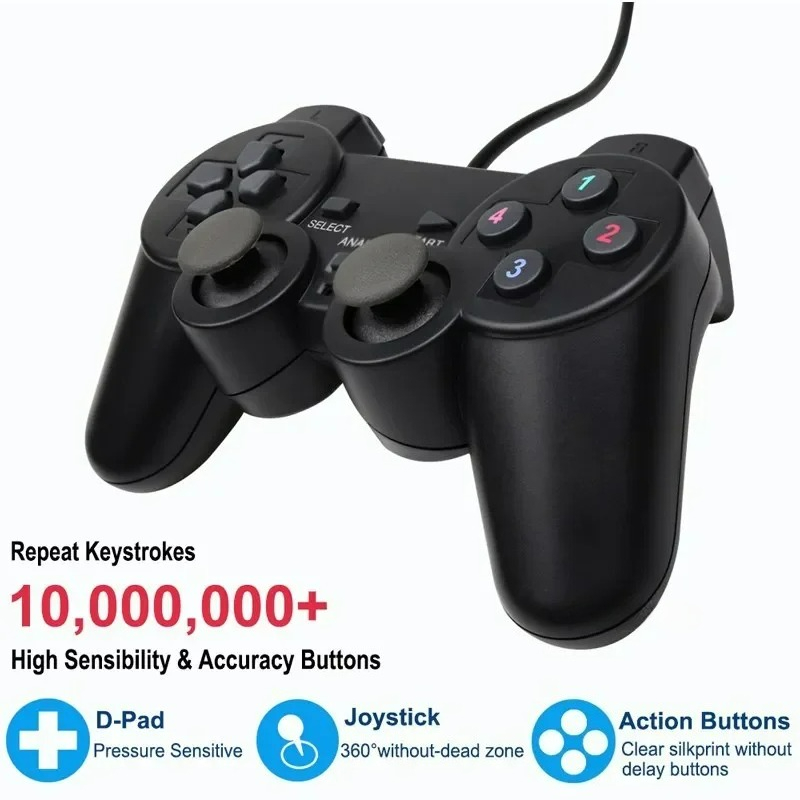 Manette de jeu filaire USB pou - Joystick Pc Gaming avis et prix