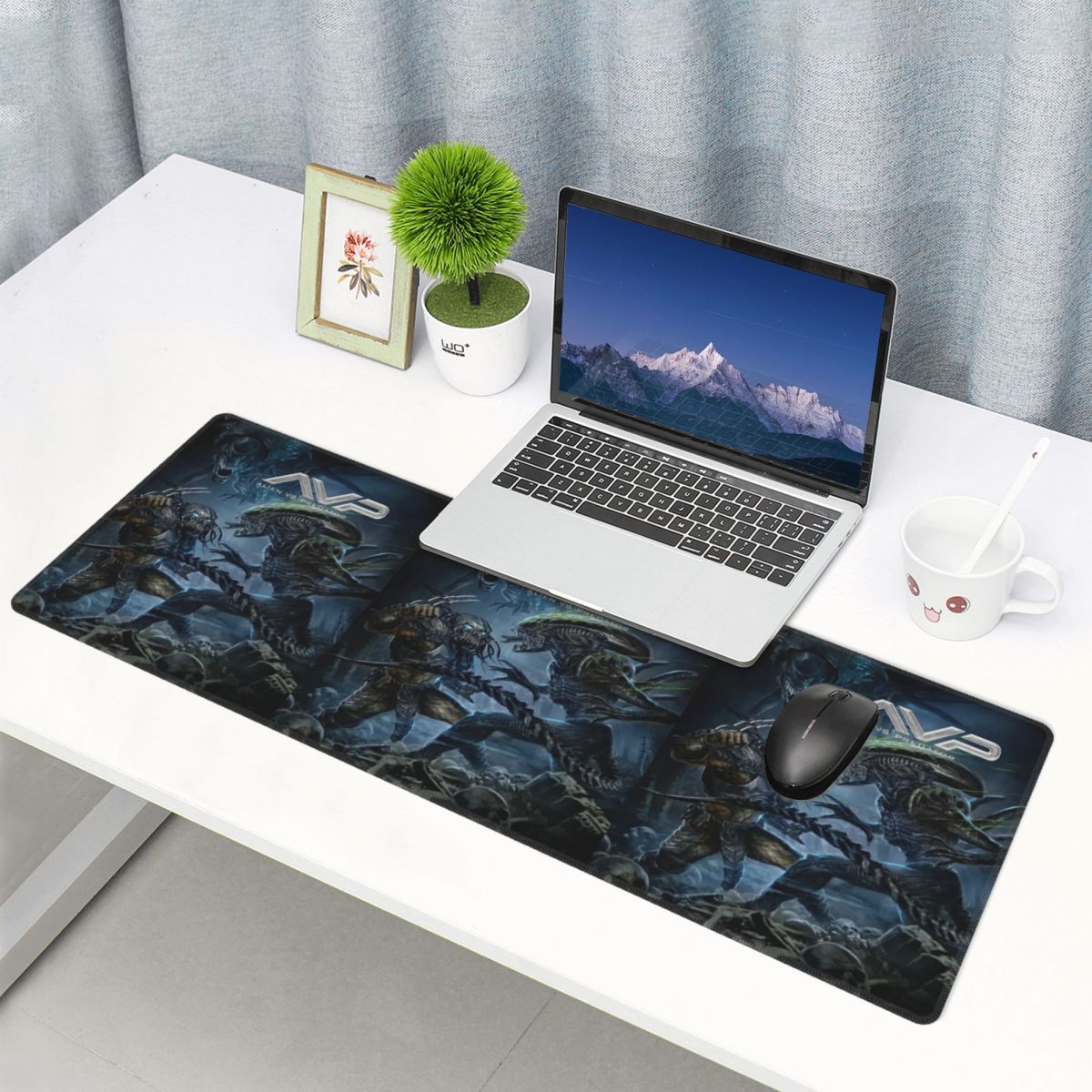 Grand tapis de souris Alien Vs - Pc Gaming Vs Laptop Gaming avis et prix