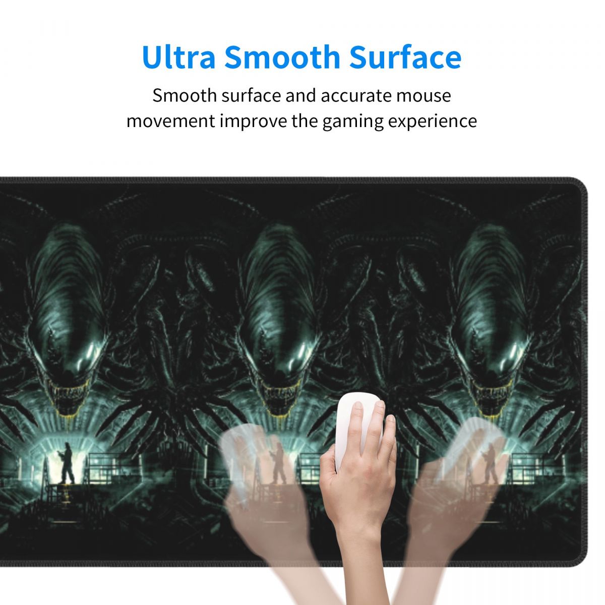Grand tapis de souris Alien Vs - Pc Gaming Vs Laptop Gaming avis et prix