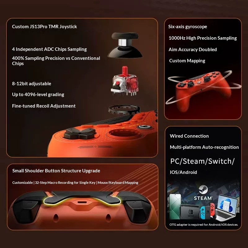 Manette de jeu filaire GameSir - Joystick Pc Gaming avis et prix