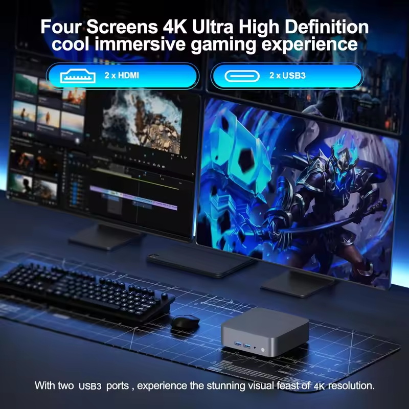 Mini PC Portable Intel N150 20 - Pc Gaming Compact avis et prix